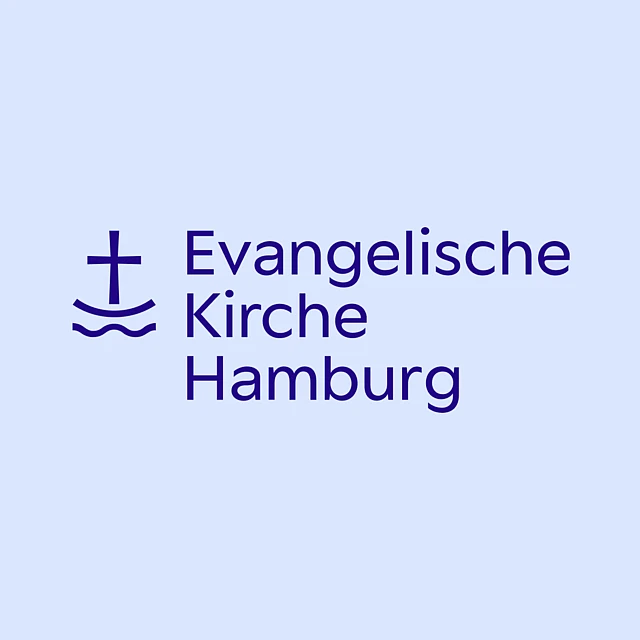 Logo mit Schriftzug Evangelische Kirche Hamburg