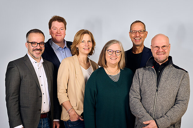 Team der Organisationsentwicklung (OE) des Ev.-Luth. Kirchenkreises Hamburg-West/Südholstein.
