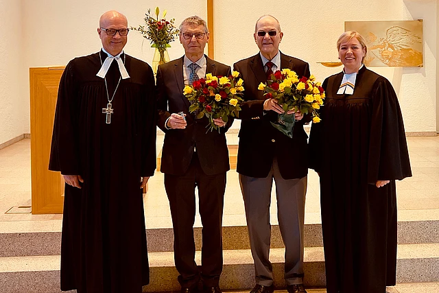 Ehrung von Dr. Hähne und Dr. Grünberg mit Ansgar-Kreuz, festlicher Gottesdienst unter Leitung von Frie Bräsen und Julia Issa  